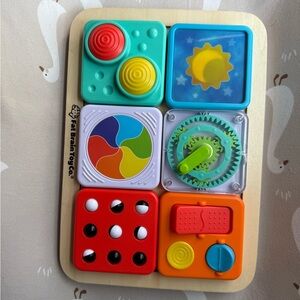 Fat Brain Toys PlayTab Montessori Wooden Activity Board